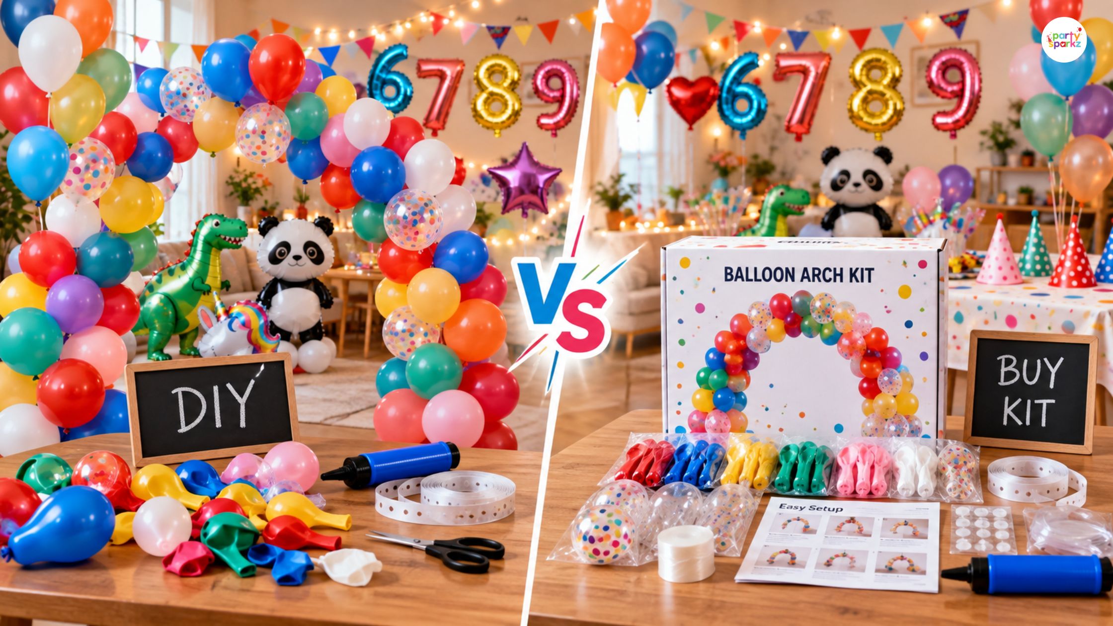 DIY Balloon Arch vs Buying a Kit