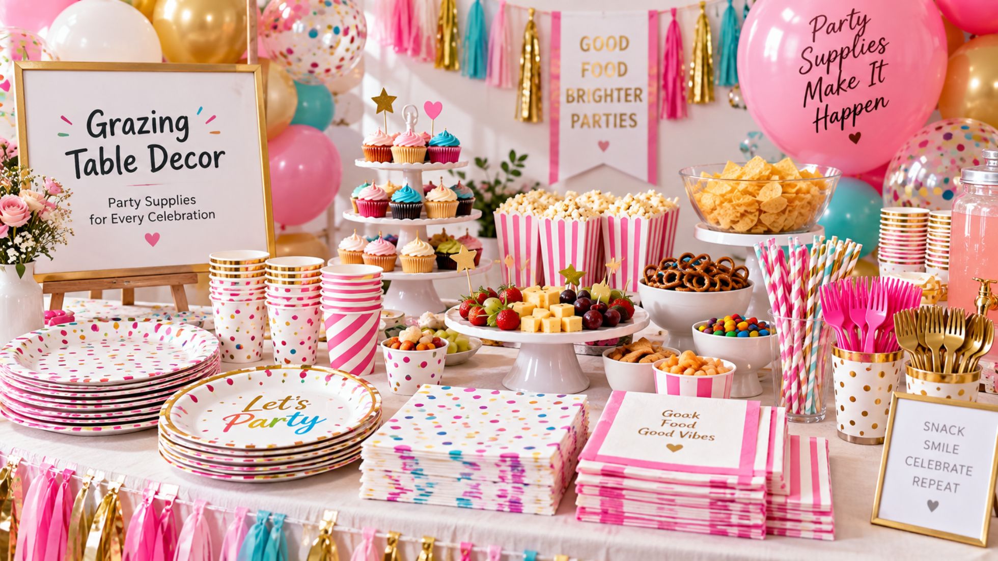 Grazing Table Decor What Party Supplies Wholesalers Need
