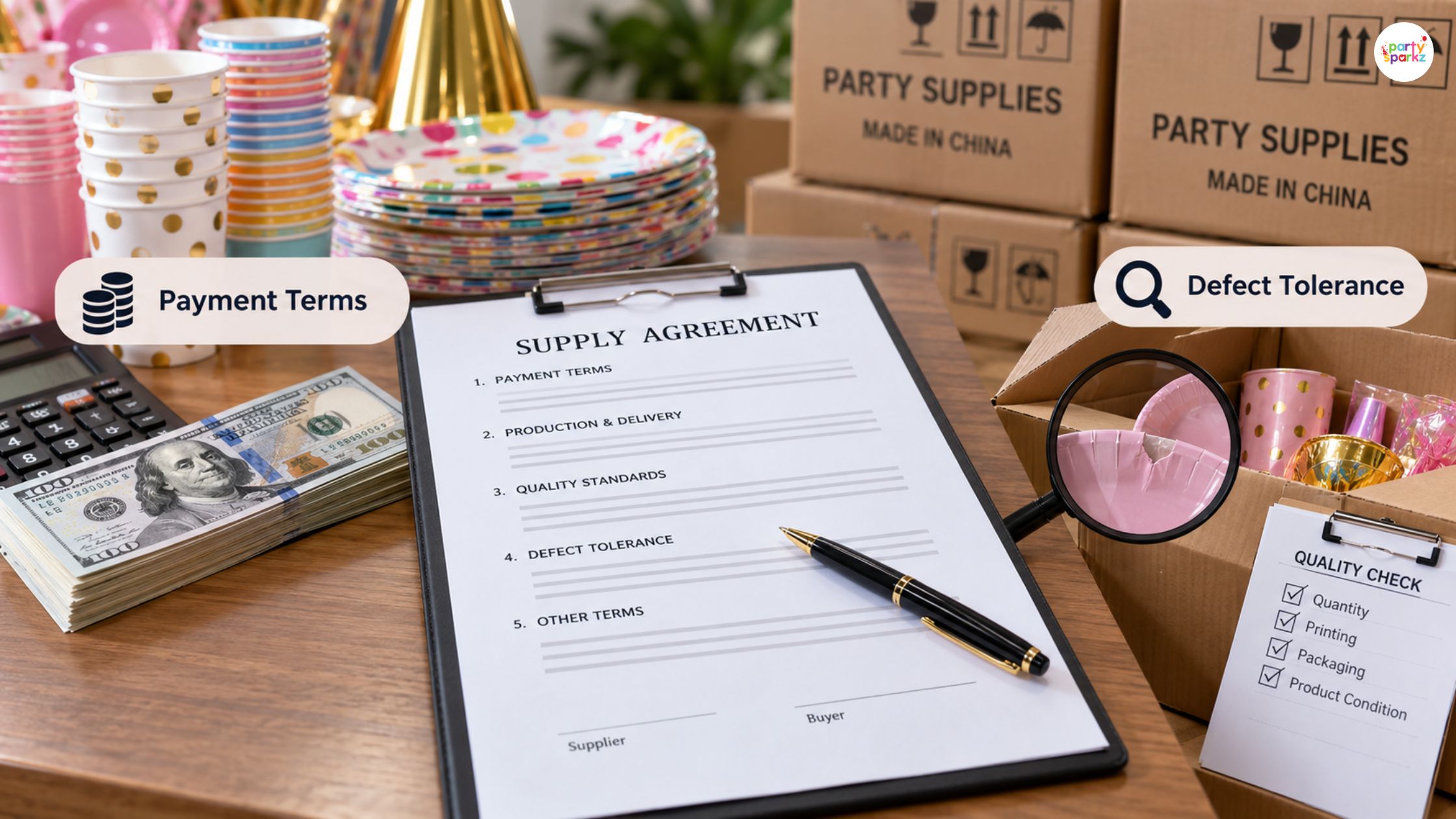 Wholesale Manufacturer Contract Terms