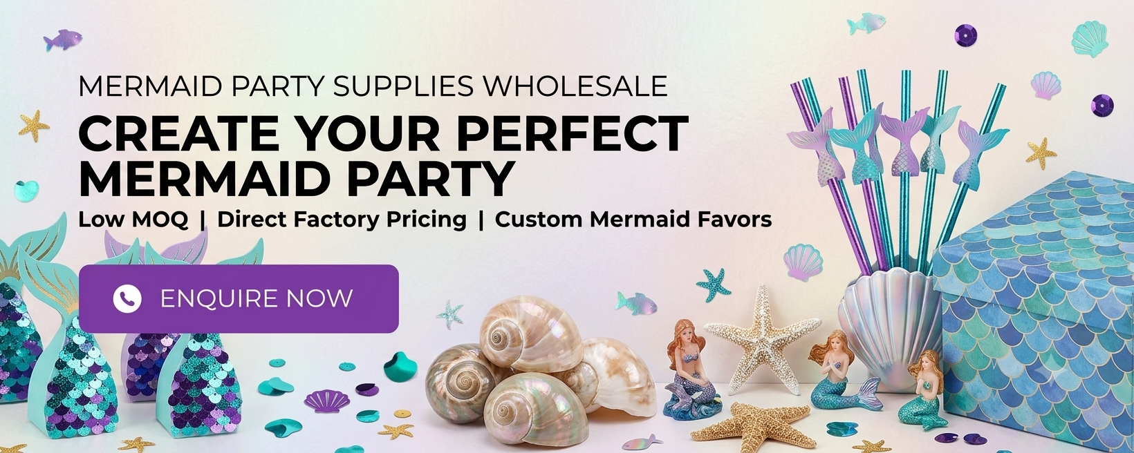 Call to action banner image - Mermaid Party Decorations