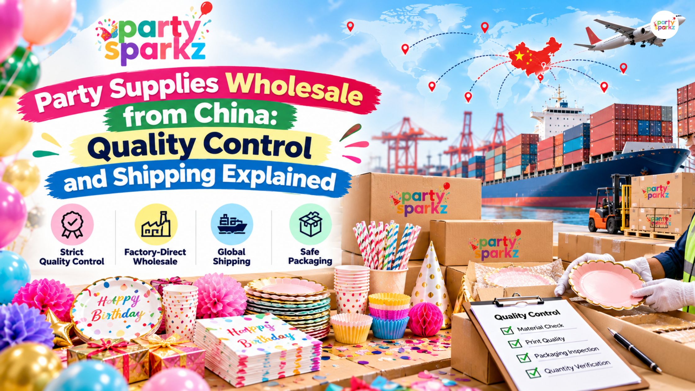 Party Supplies Wholesale from China Quality Control and Shipping Explained