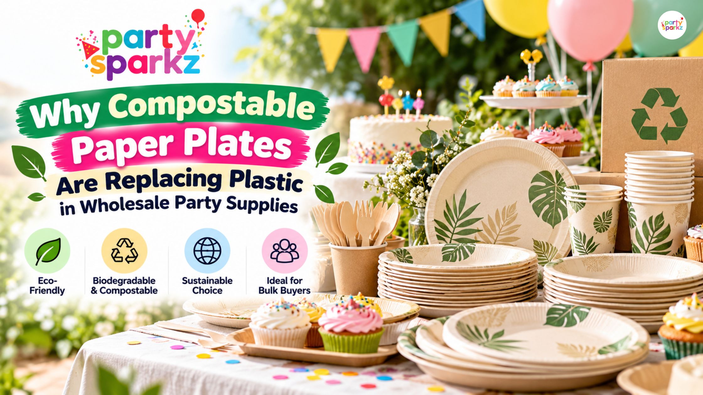 Why Compostable Paper Plates Are Replacing Plastic in Wholesale Party Supplies